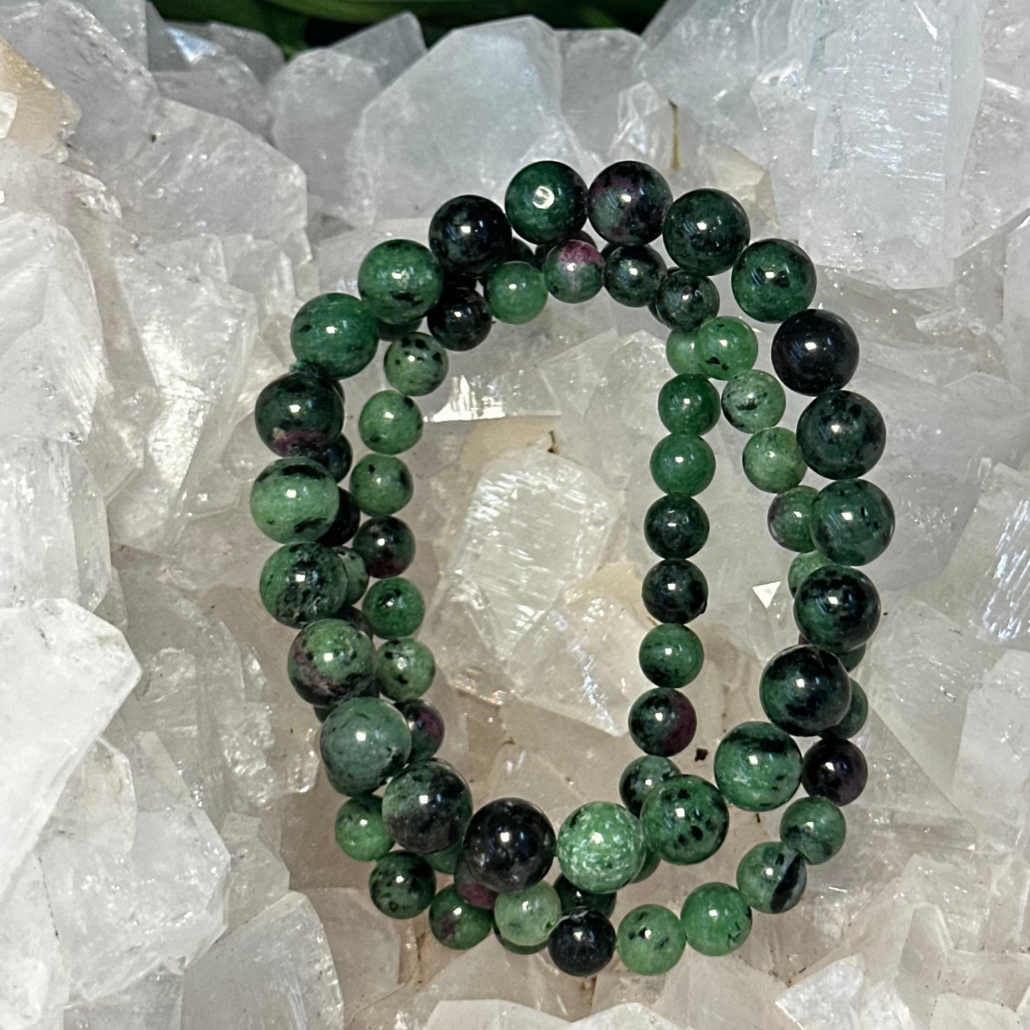 Ruby Zoisite Bracelet (4mm)