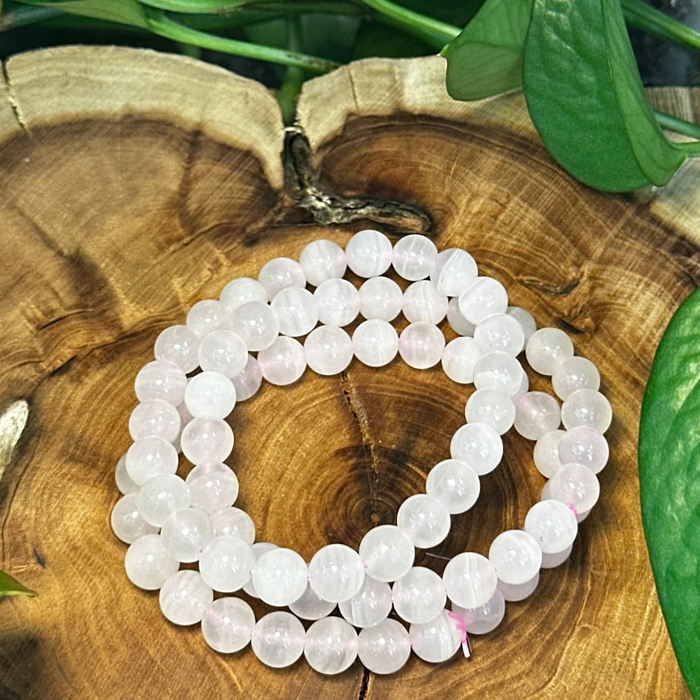 Selenite Bracelet (4mm)
