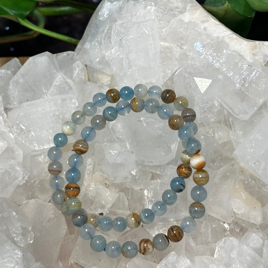 Blue Onyx Bracelet (4mm)