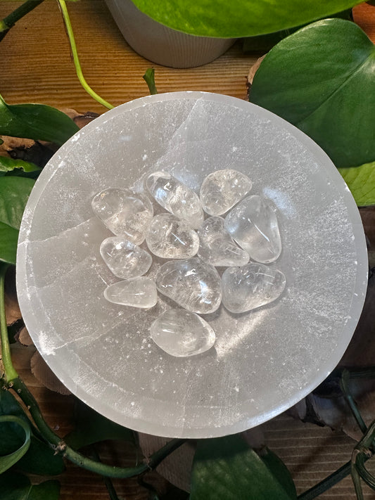 Clear Quartz Tumbled Stones